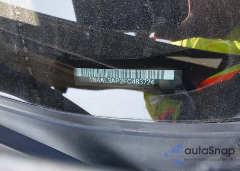 2015 Nissan Altima 2.5/S/Sv/Sl z USA, uszkodzony, nr VIN 1N4AL3AP2FC483724